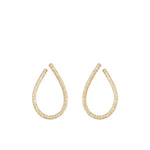 Kharisma Supernova Øreringer mellom 18K gull. Par