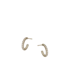 Esme Galaxy mini øreringer 18K hvitt gull
