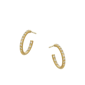 Esme Galaxy små øreringer 18K gull