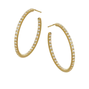 Esme Galaxy  store øreringer 18K gull