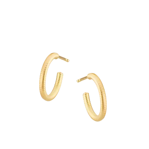 Esme slim små øreringer 18K gull