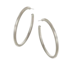 Esme store sølv øreringer