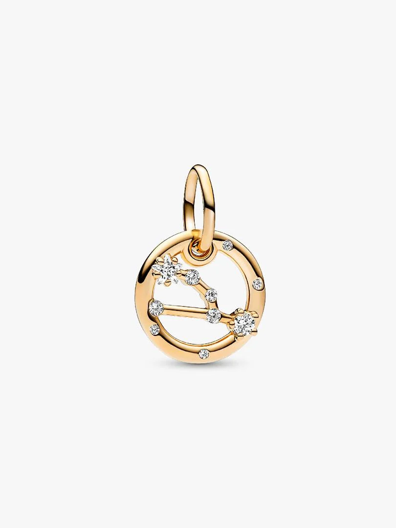 Forgylt Stjernetegn charm m/ cubic zirkonia - Bilde 11