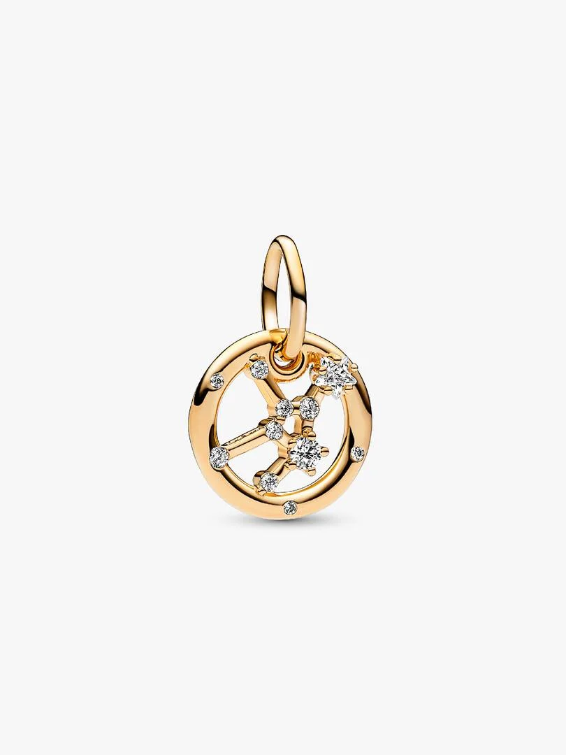 Forgylt Stjernetegn charm m/ cubic zirkonia - Bilde 7
