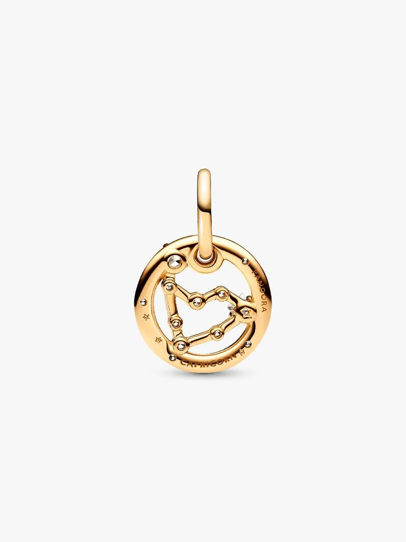 Forgylt Stjernetegn charm m/ cubic zirkonia - Bilde 2
