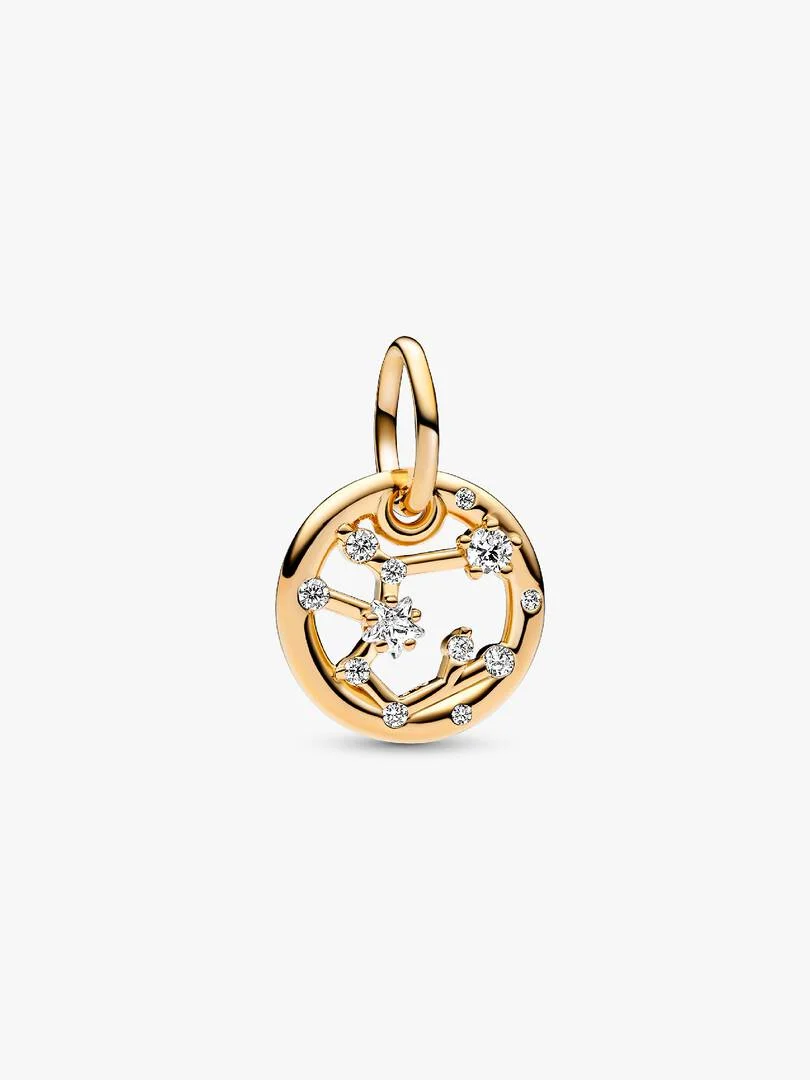 Forgylt Stjernetegn charm m/ cubic zirkonia - Bilde 4