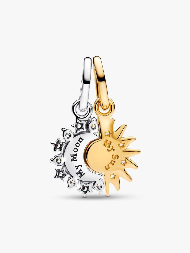 Delbar Sol og Måne Hengende Charm - Bilde 2