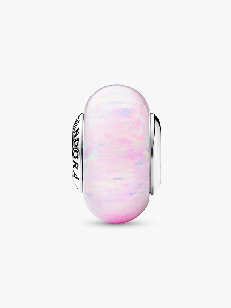 Sølv Opaliserende Rosa Charm - Bilde 3