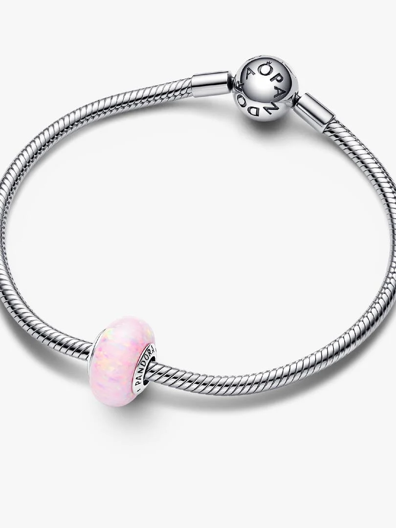 Sølv Opaliserende Rosa Charm - Bilde 2
