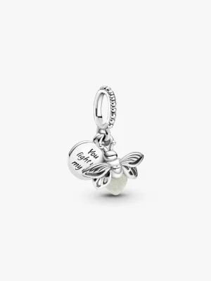 Sølv Selvlysende Ildflue Hengende Charm