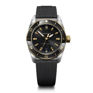 Maverick 39 Bicolour Quartz -Svart Gummirem