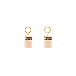 Coeur de Lion EAR ME UP Charm GeoCUBE® gull-aprikos