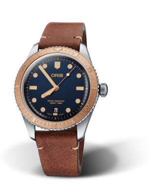 Divers Sixty five Stål-Bronse Blå 40mm Rem