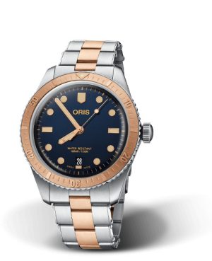 Divers Sixty five Stål-Bronse Blå 40mm