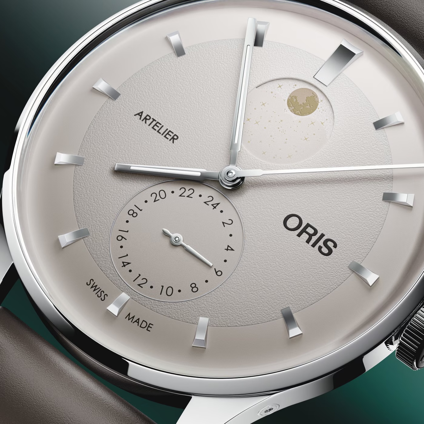 Artelier Complication - Hvit urskive m/ rem - Bilde 4