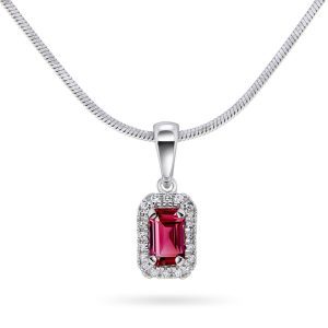 EC1914 Anheng i gull med diamant 0,05 ct WSI, hvitt gull