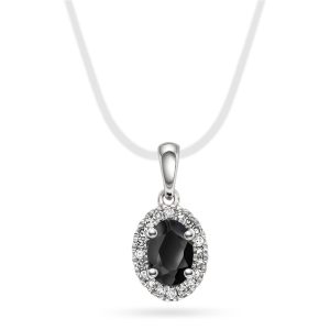 EC1914 Anheng i gull med diamant 0,08 ct WSI, gult gull