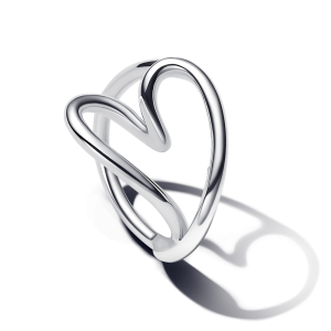 Pandora Organisk Formet Hjerte Ring