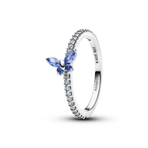 Pandora Glitrende Sommerfugl Ring