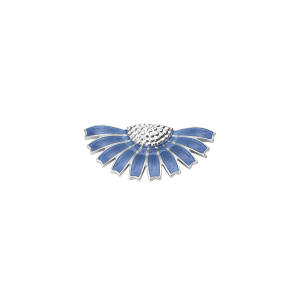 Georg Jensen Daisy Halv Blomst Hårspenne, Blå
