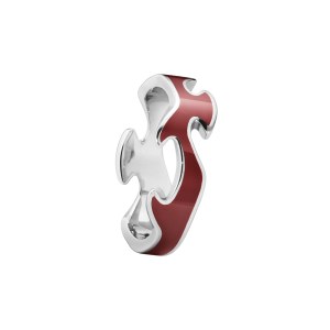 Georg Jensen Fusion Senterring, Rød
