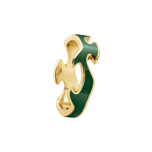 Georg Jensen Fusion Senterring, Grønn