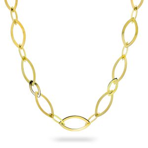 EC1914 Collier i gull, gult gull