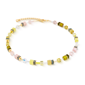 Coeur de Lion GeoCUBE® Iconic halskjede Olive Blossom