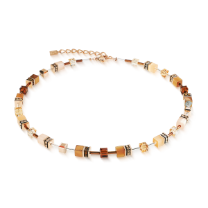 Coeur de Lion GeoCUBE® Iconic halskjede Mocha Mousse