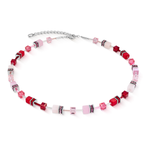 Coeur de Lion GeoCUBE® Iconic halskjede rosé blush