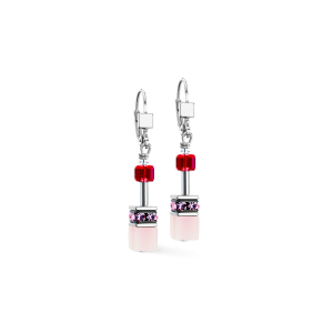 Coeur de Lion GeoCUBE® Iconic øredobber rosé blush