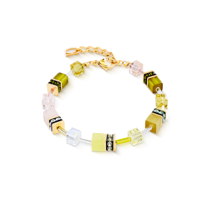 Coeur de Lion GeoCUBE® Iconic armbånd Olive Blossom