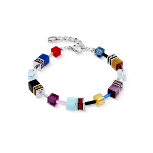 Coeur de Lion GeoCUBE® Iconic armbånd Love Energy sølv