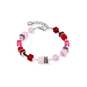 Coeur de Lion GeoCUBE® Iconic armbånd rosé blush