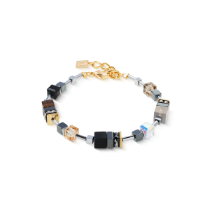 Coeur de Lion GeoCUBE® Precious Motion armbånd Stone Whisper gull