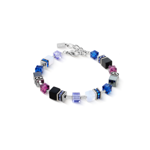 Coeur de Lion GeoCUBE® Precious Statement armbånd Blue Moon