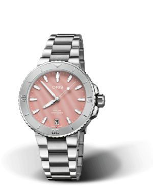 Aquis Date 36,5mm - Rosa perlemor