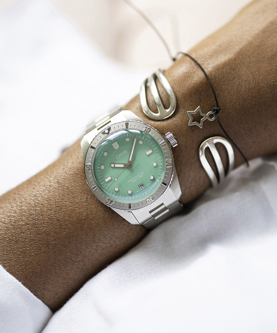 Divers Sixty five Steel Cotton Candy- Green - Bracelet - Bilde 2