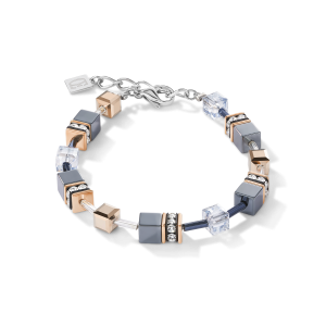Coeur de Lion GeoCUBE® armbånd is blå