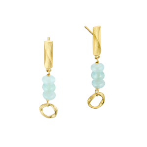 Dulong Fine Jewelry Relief Loop Ørestikker Lang