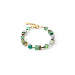 Coeur de Lion GeoCUBE® Iconic Precious armbånd grønn