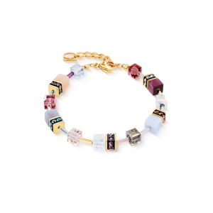 Coeur de Lion GeoCUBE® Iconic Precious armbånd Golden Blush