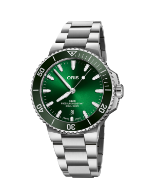 Oris Aquis Date 41,5mm - Grønn m/ lenke