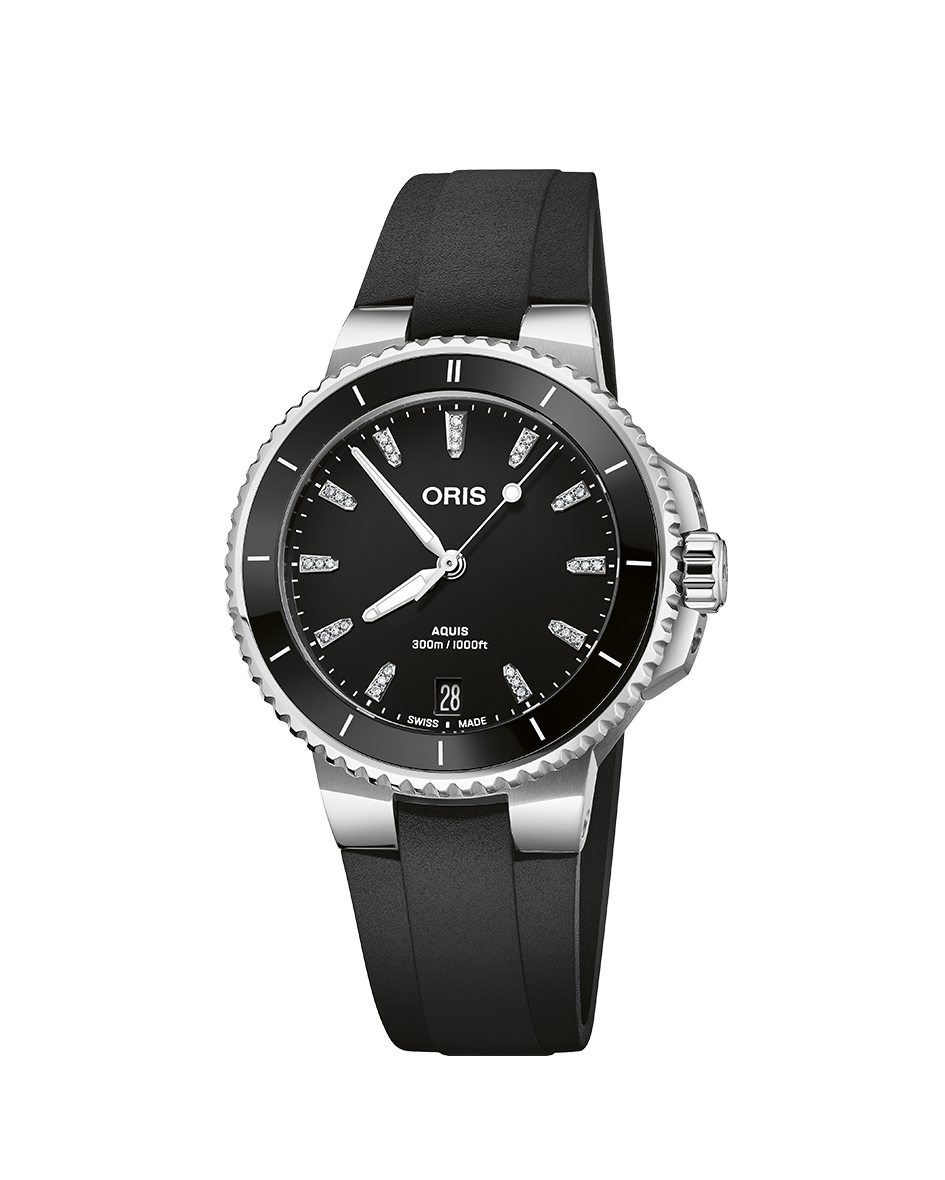Oris Aquis Date Diamonds 36.5mm - 01 733 7792 4194-07 4 19 64FC