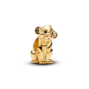 Forgylt Disney Løvenes Konge Simba Charm