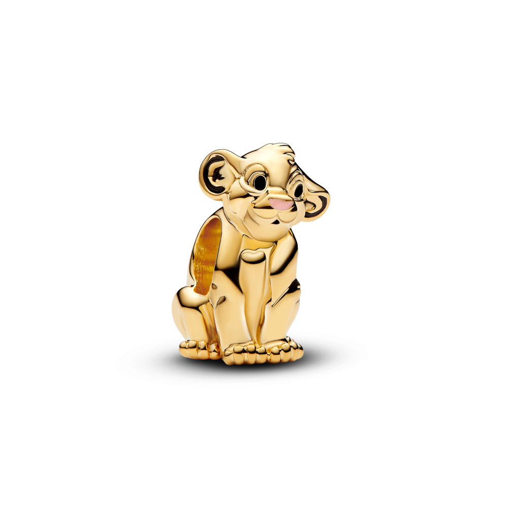 Forgylt Disney Løvenes Konge Simba Charm