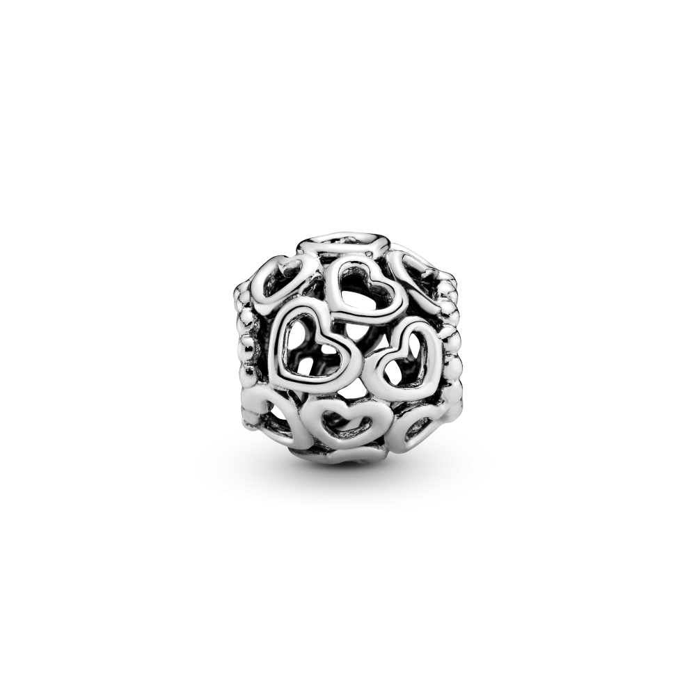 Sølv Open Your Heart charm - Bilde 2