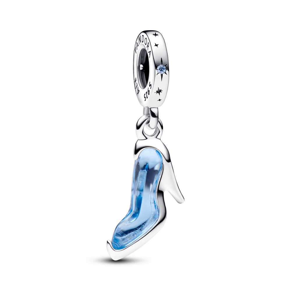 Sølv Disney Askepotts Glassko Hengende Charm