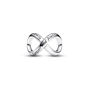 Sølv "Forever & Always" Infinity Charm