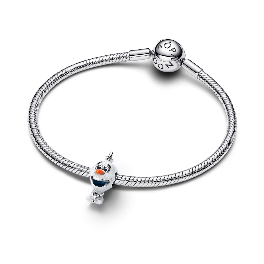 Sølvcharm Disney Frost Olaf Hengende Charm - Bilde 3